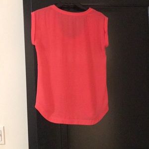 Coral J.Crew blouse